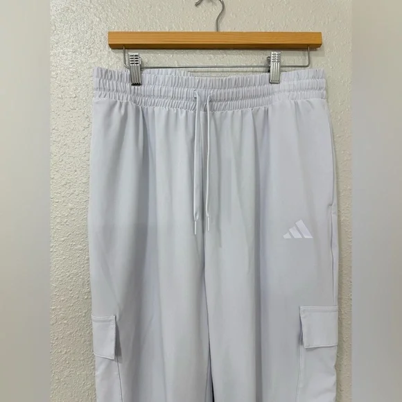 Adidas  Women’s Cargo Jogger Atlantic Pants size L NWT Gray - Picture 2 of 9